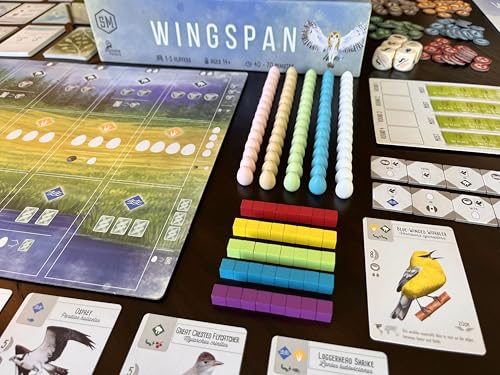 Wingspan Strategy Board Game, 1-5 Players, 70 Mins, Ages 14+ M689