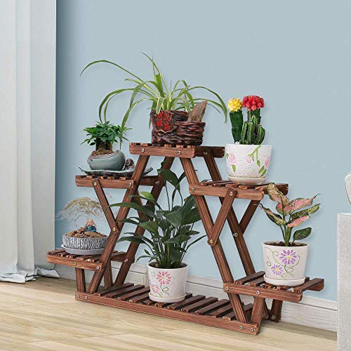 4 Tier Wood Plant Stand R539967