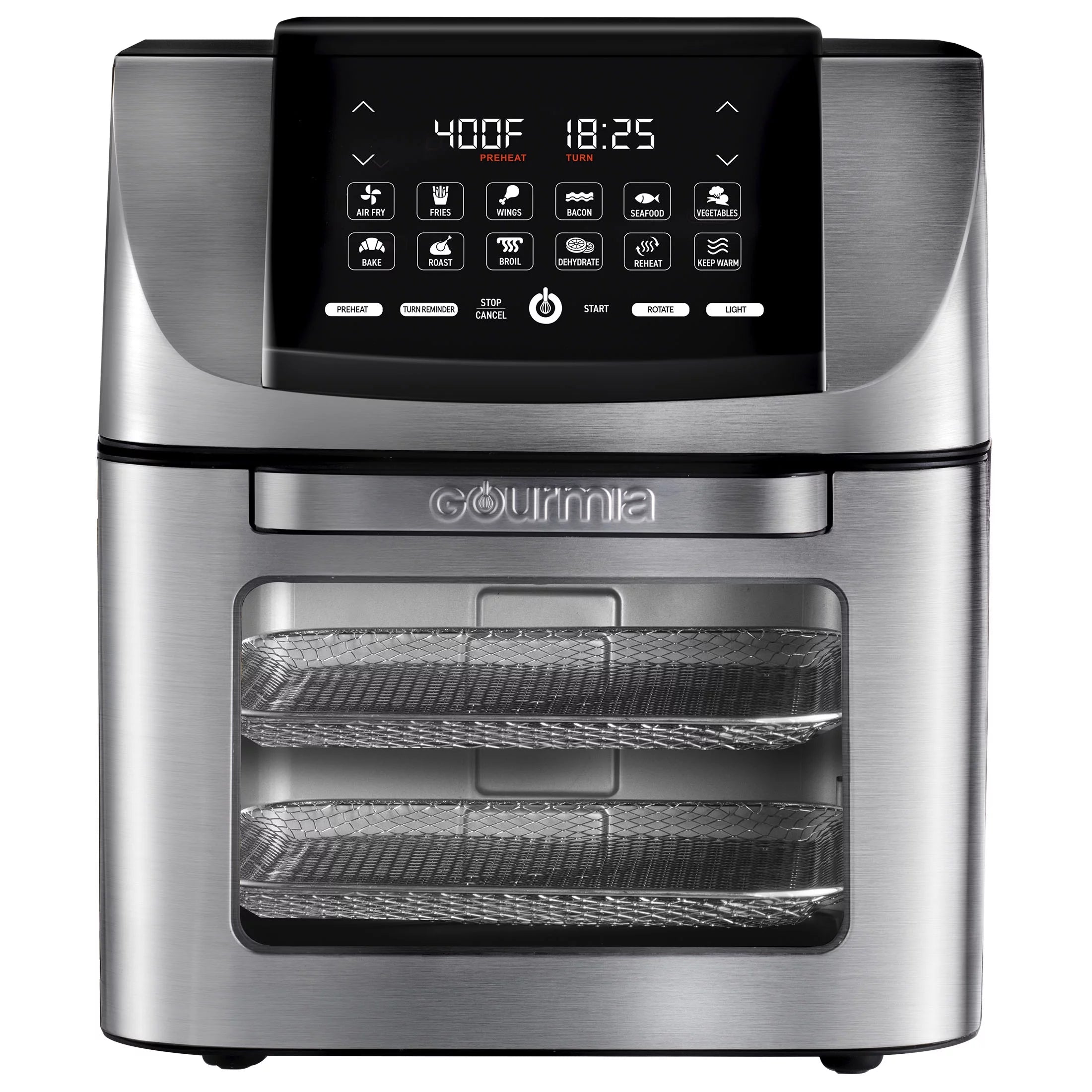 14 QT Air Fryer with Rotisserie and Dehydrator N524231