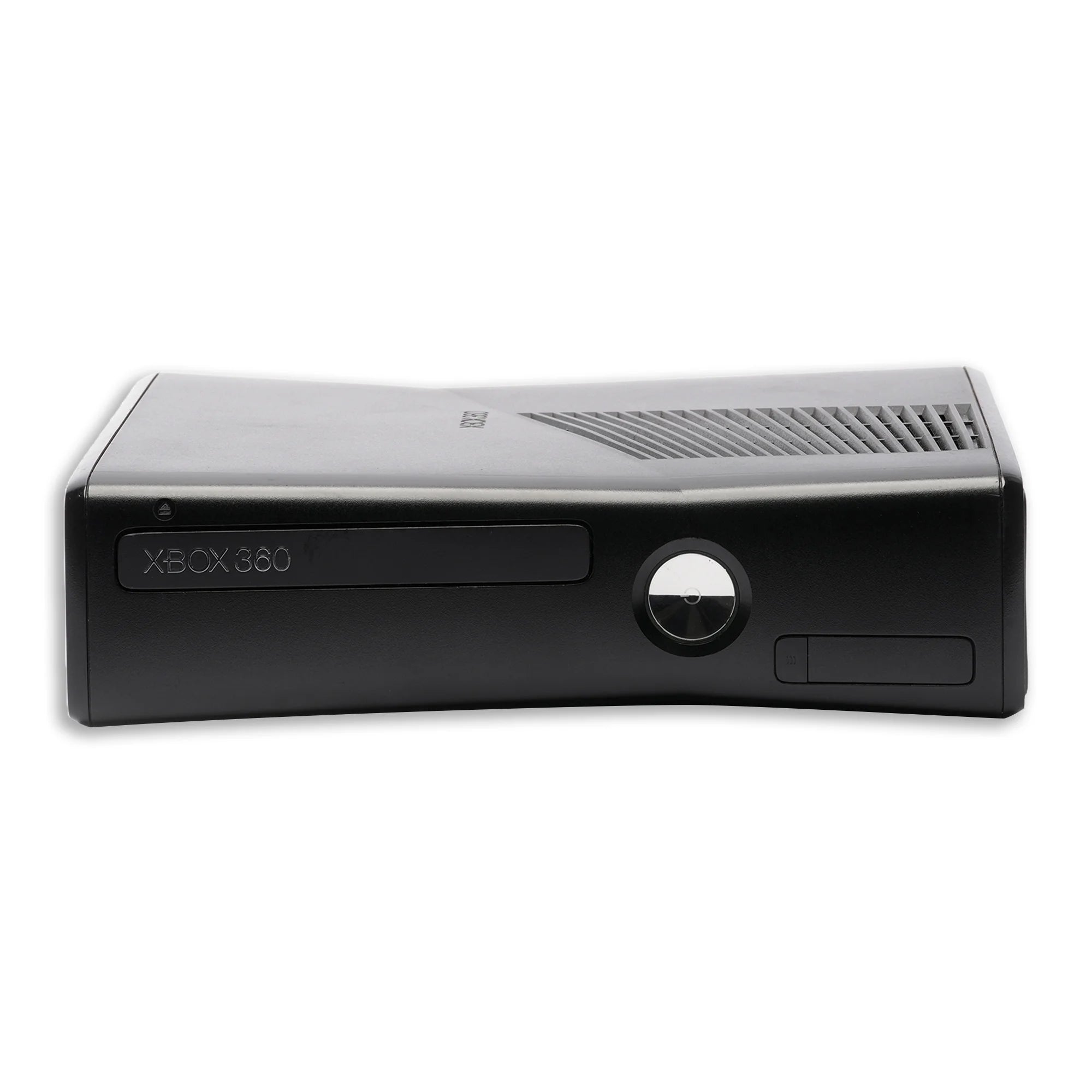 Black Xbox 360 S 4GB Game Console with 2 Controllers E85308