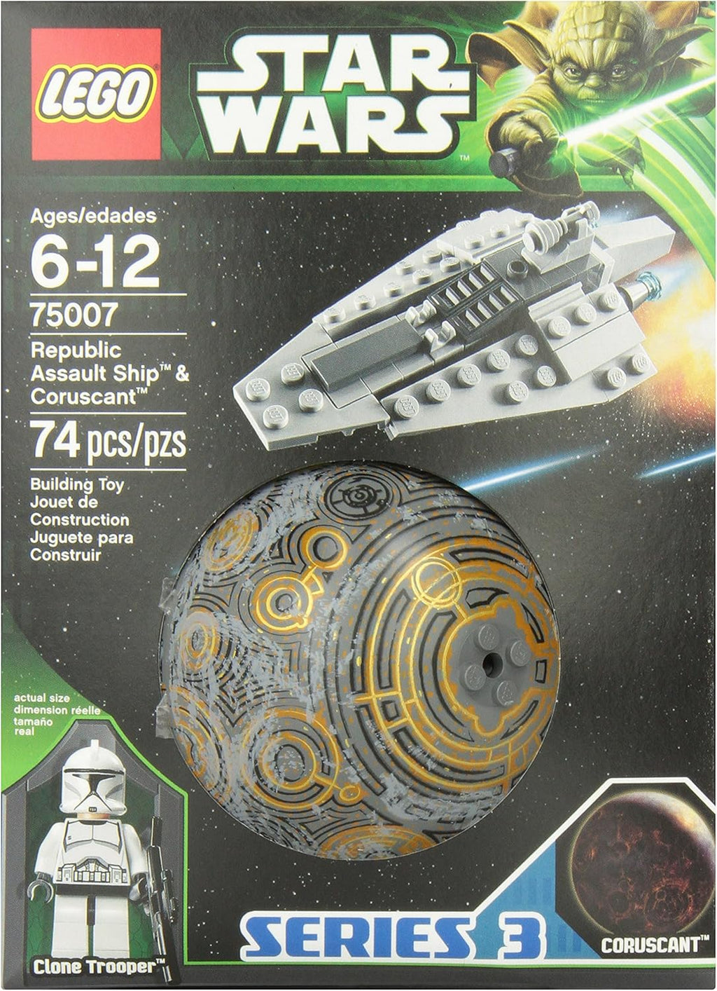 Republic Assault Ship and Coruscant A625