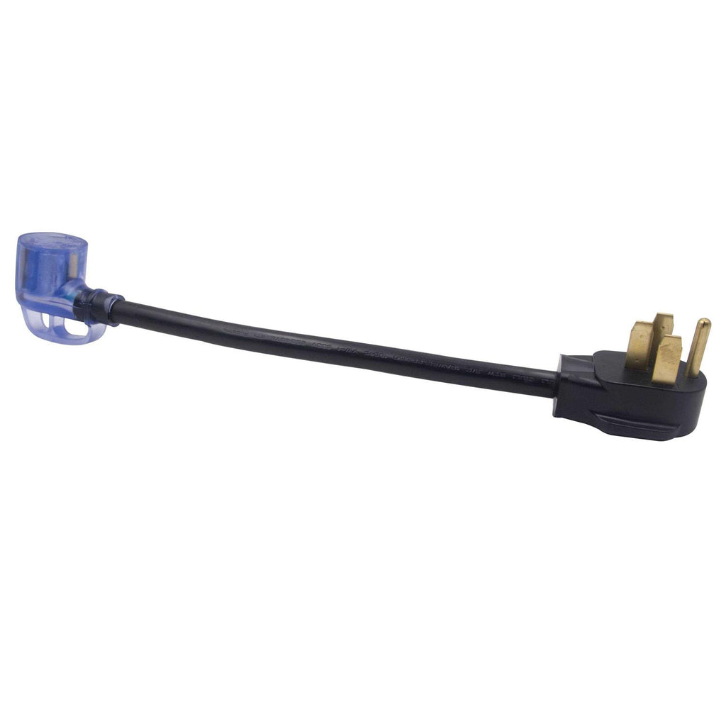 10/3 STW 50 to 30-Amp Universal RV Adapter Extension Cord with Lighted End X678373