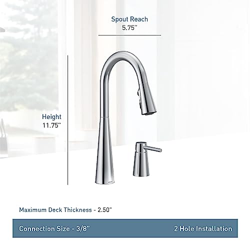 Matte Black One-Handle High Arc Kitchen Faucet U851