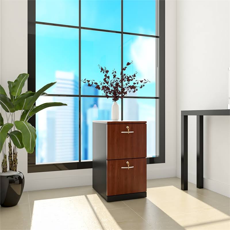 2 Drawer File Cabinet in Classic Cherry L382