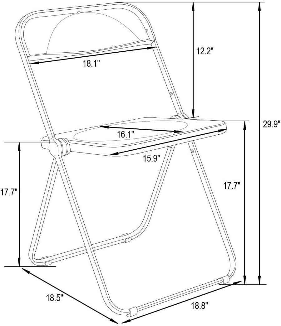 Folding Chair Set of 4 O2365