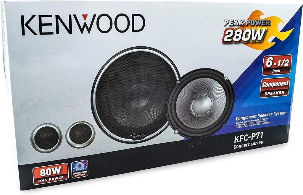 280 Watts 6-1/2" Component Speaker System U611