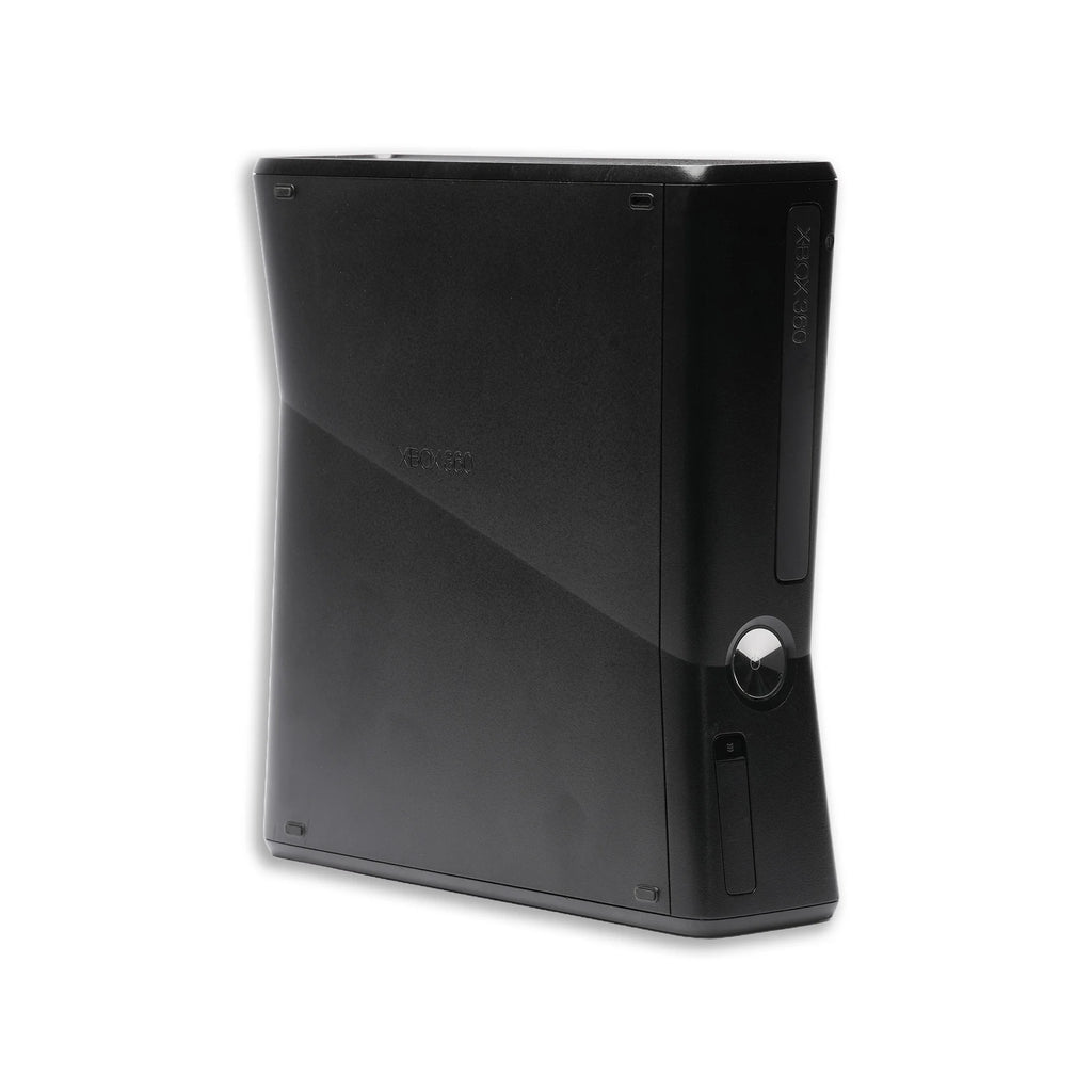 Black Xbox 360 S 4GB Game Console with 2 Controllers E85308