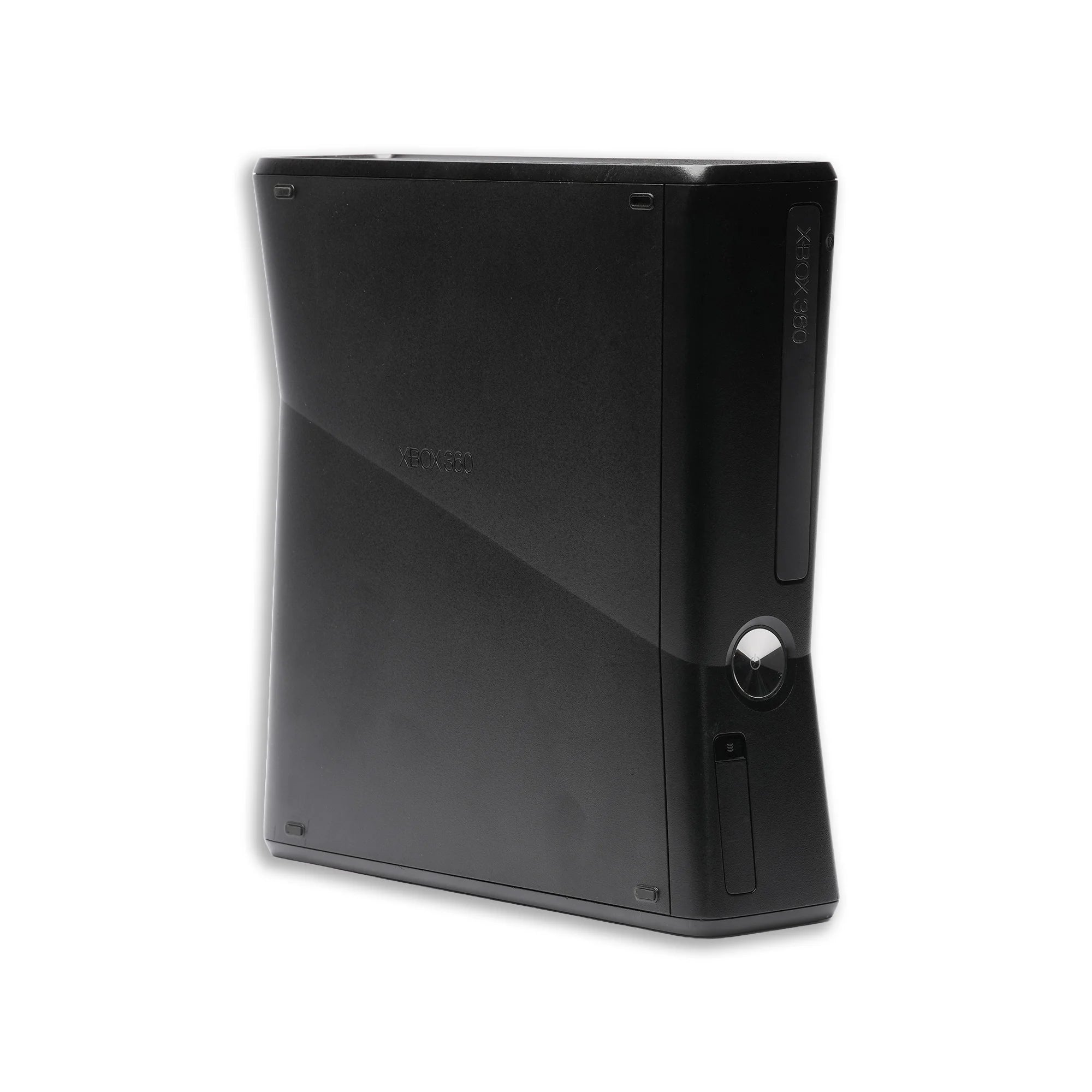 Black Xbox 360 S 4GB Game Console with 2 Controllers E85308