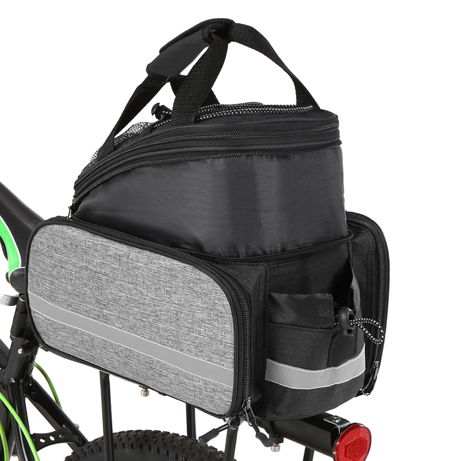 Bicycle Rear Seat Bag Waterproof with Rain Cover O61190