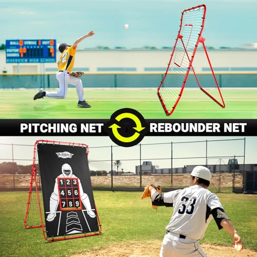 Adjustable Baseball Rebounder Net with Strike Zone W52304