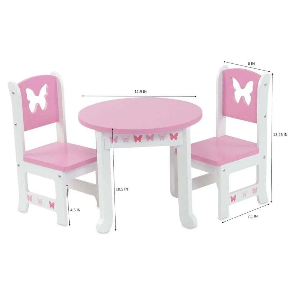 18 Inch Doll Table and 4 Chairs Kitchen Furniture Set Q658206