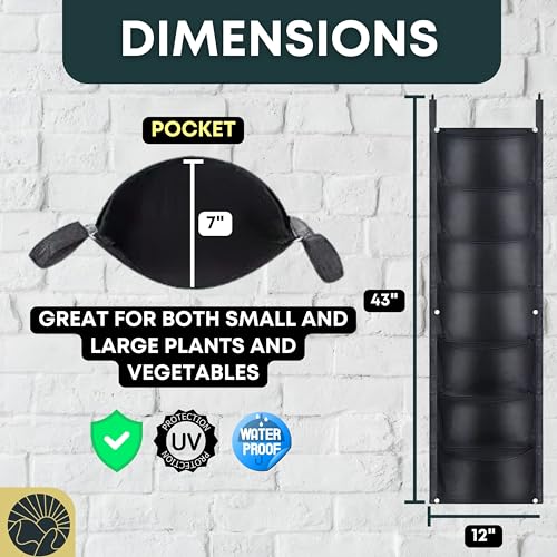64 Pockets Vertical Wall Planter V9787