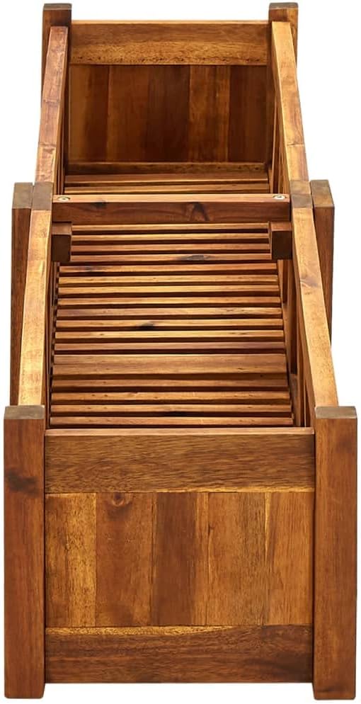 Acacia Wood Raised Bed 59"x11.8"x9.8" H309194