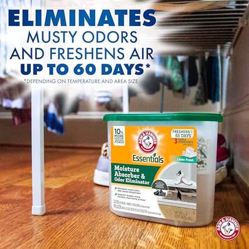 Fragrance Free Disposable Moisture Absorber and Odor Eliminator Tub, 1 lb. H68242