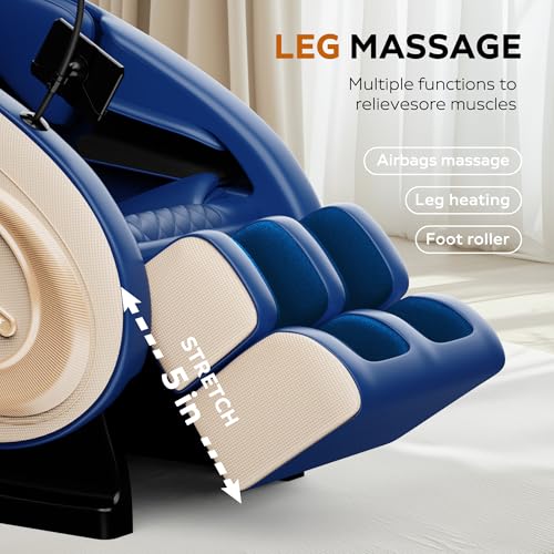 Black Zero Gravity Massage Chair Recliner with Heating K1130