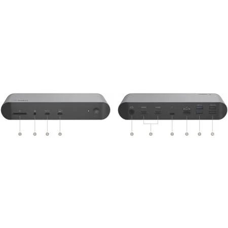 Thunderbolt 4 Docking Station with 90W Power Delivery, Single 8K or Dual 4K Display B538