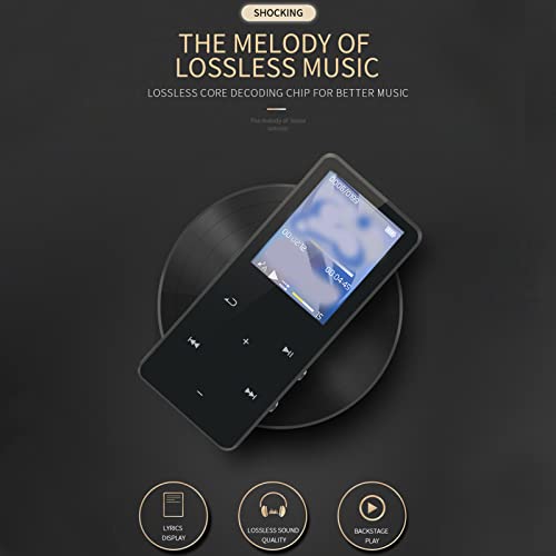 Black MP3 Player with Bluetooth 1.8 inch B2210