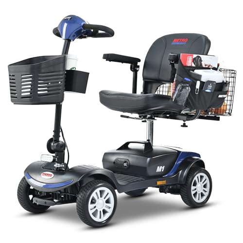 Silver Folding Electric Mobility Scooter F5186