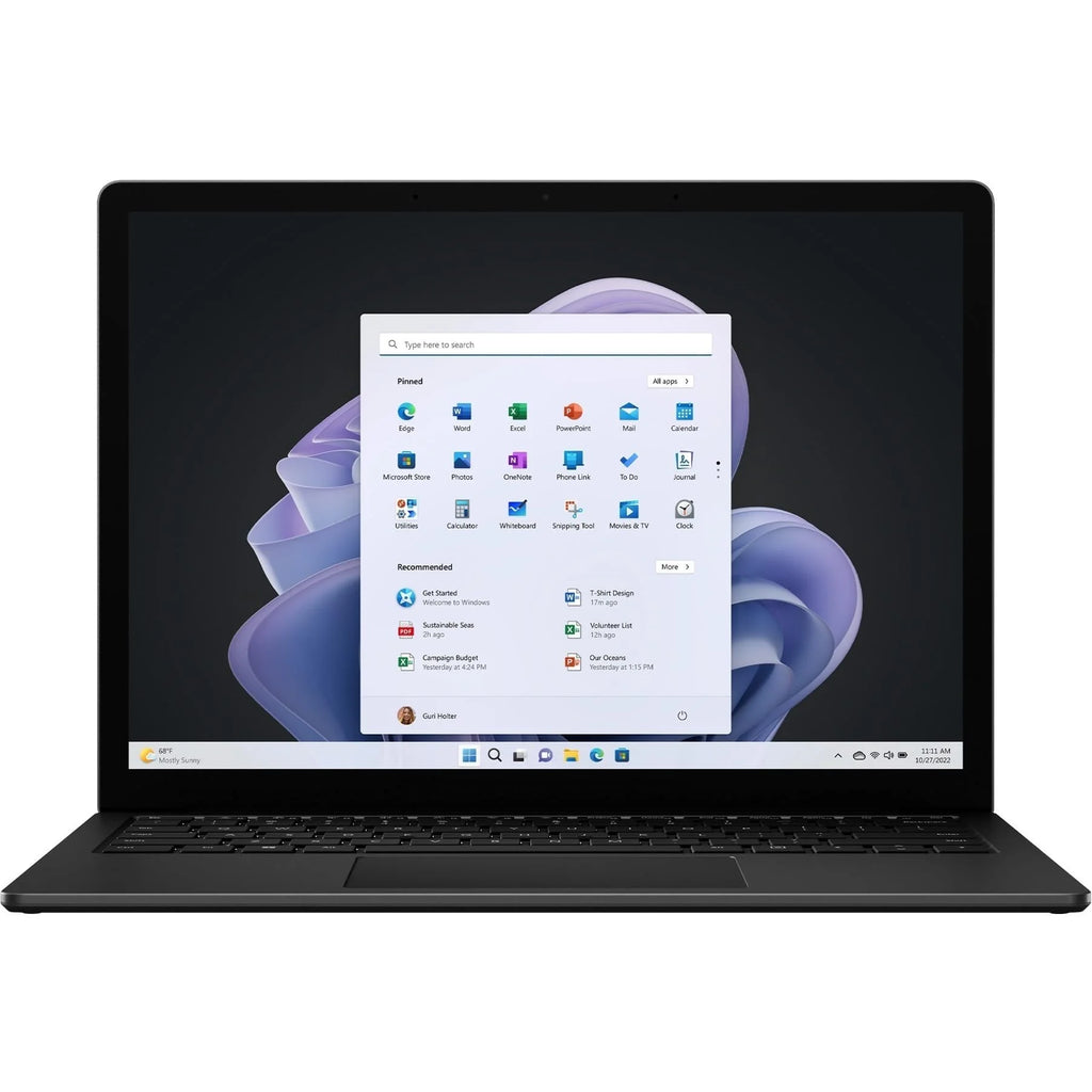 13.5" Laptop Computer with Windows, 32GB RAM, 512GB SSD, Touchscreen Black T6965