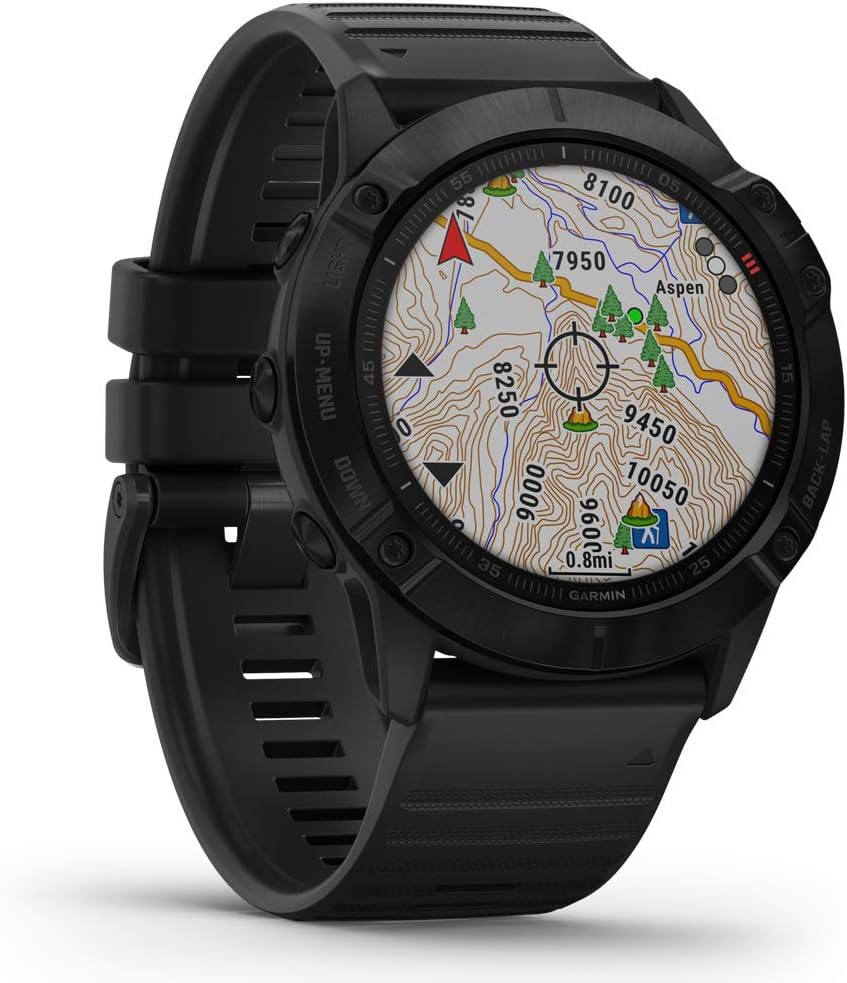 Black Multisport GPS Watch T869735