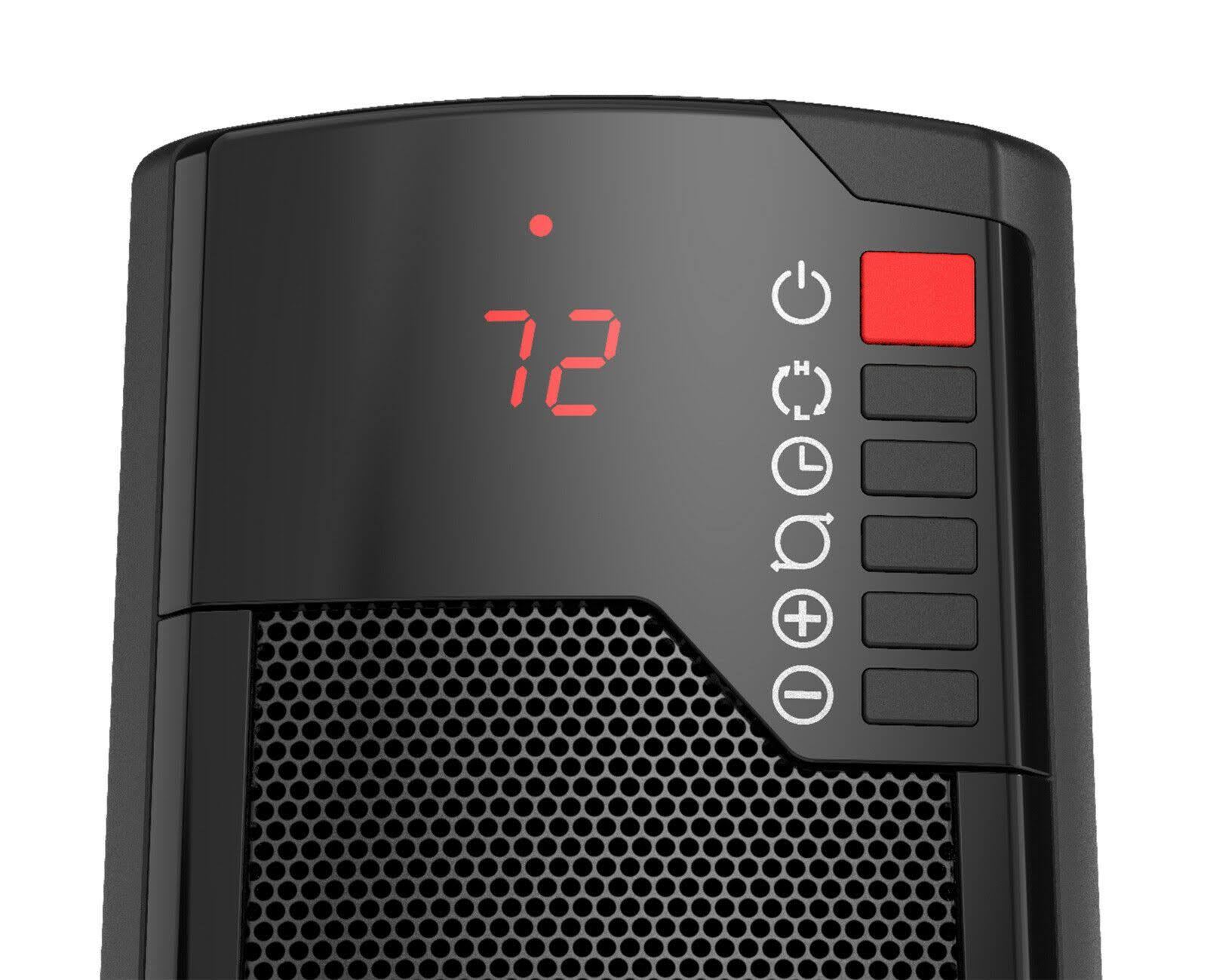 Black Ceramic Tower Space Heater D20896