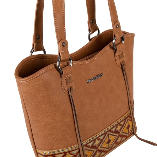 Western Tote Bag Tooled Shoulder Top Handle Handbag P834