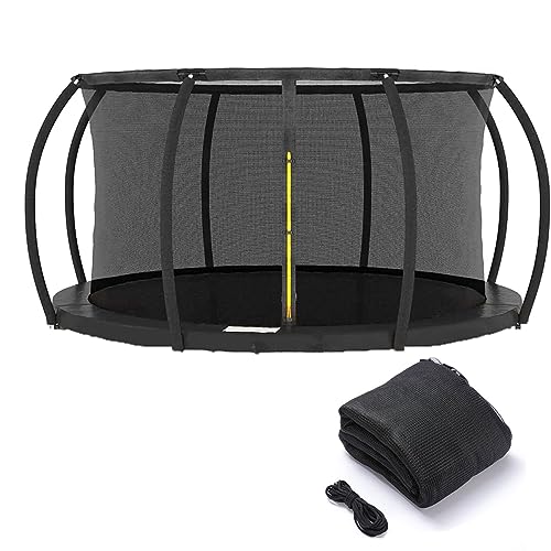 Weather-Resistant Replacement Enclosure Net for 10-14' Round Frames with 8 Curved Pole M930