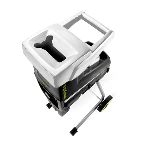 15-Amp Corded Electric Wood Chipper Shredder with Collection Bag C459