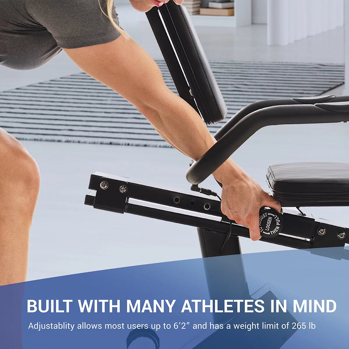 Recumbent Bike with 24 Magnetic Resistance Levels L9197