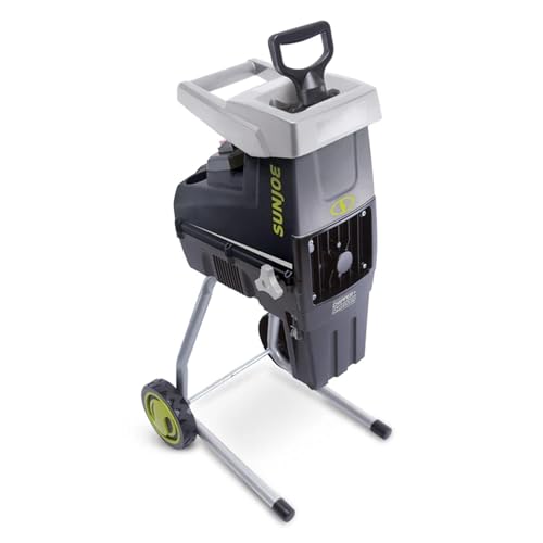 15-Amp Corded Electric Wood Chipper Shredder with Collection Bag C459