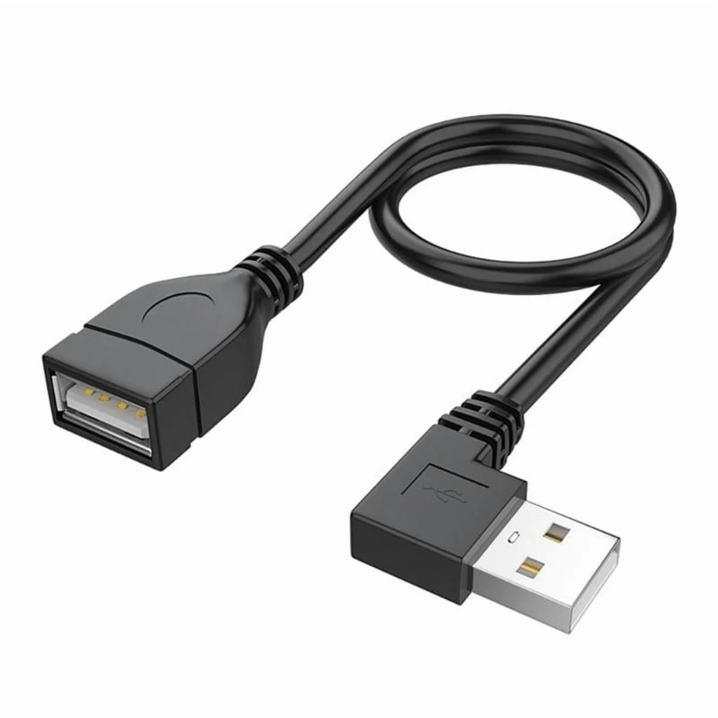 USB 2.0 Extension Cable Male to Female 90 Degree Angled B894