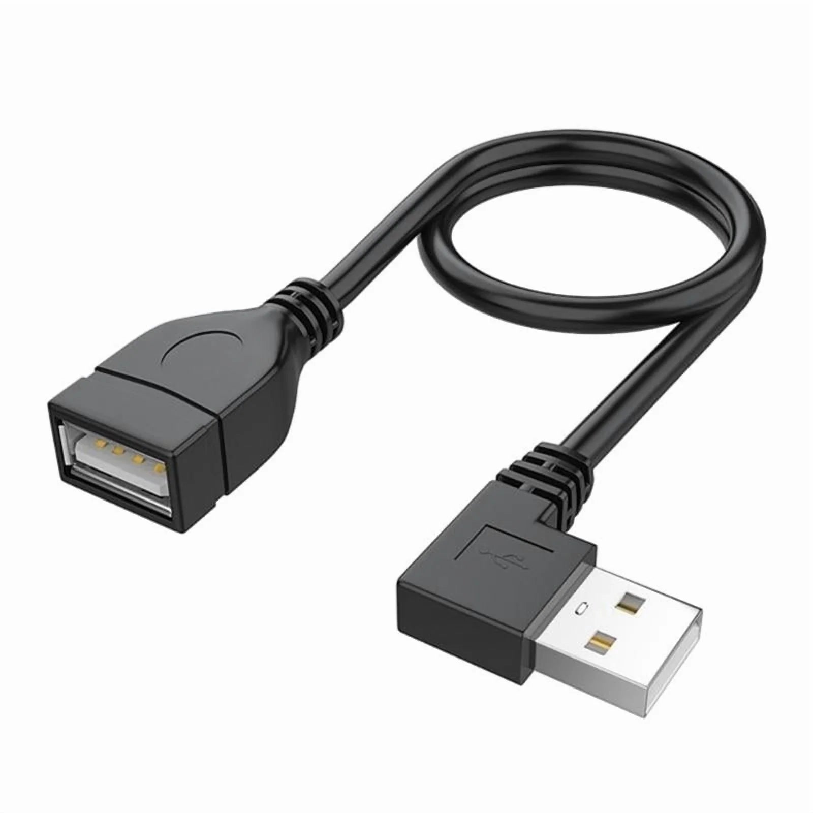 USB 2.0 Extension Cable Male to Female 90 Degree Angled B894
