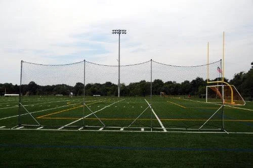Freestanding Lacrosse Backstop Barrier Netting 3mm Black A7552