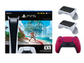 Playstation 5 Digital Horizon Forbidden West Bundle with Extra Red Controller with 2 Pack Surge Wireless Keypad A69588