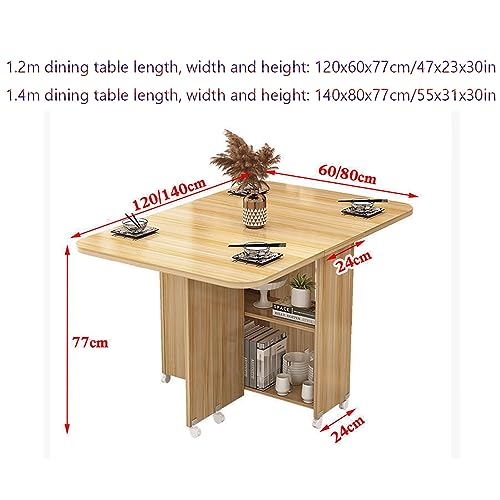 Extendable Wood Dining Table 140cm G33474