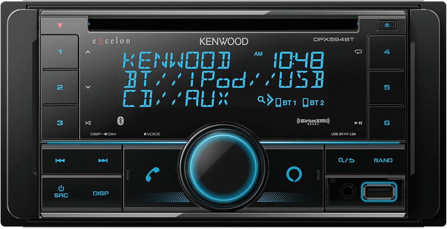 Double DIN Bluetooth Car Stereo CD Receiver with Satellite Radio Tuner Kit X502