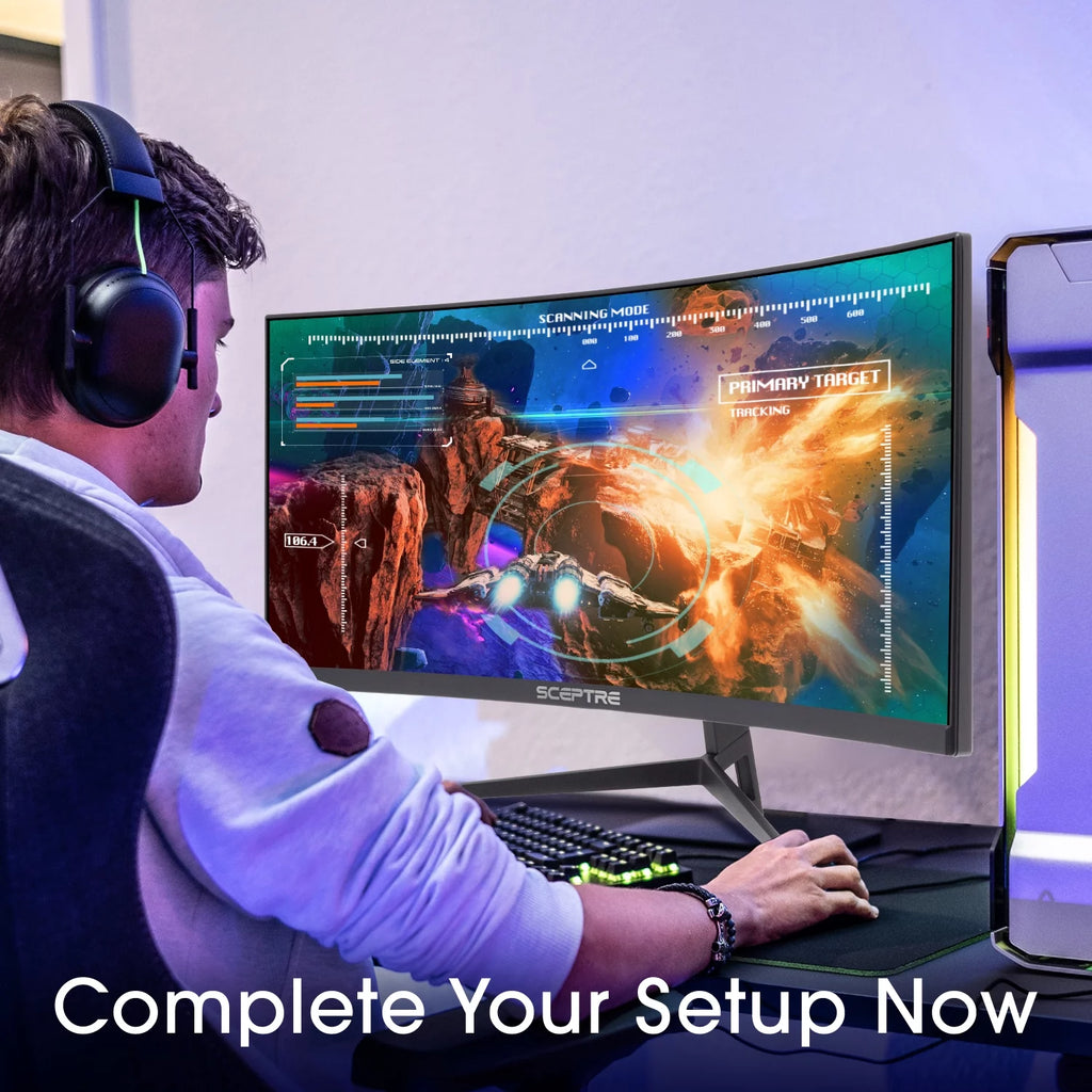 30" Curved VA LED Monitor 2560 x 1080 200 Hz P741075