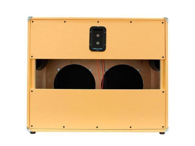 2x12 Empty Guitar Speaker Cabinet Black W9275