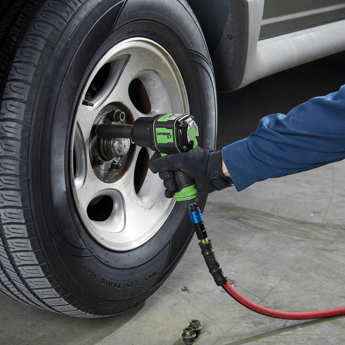 1/2 in. Supercompact Air Impact Wrench, Twin Hammer, 1000 ft-lbs, Green O11356