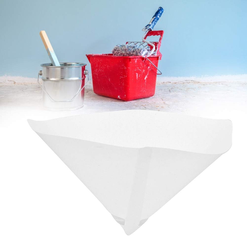 100 Mesh Conical Paper Paint Strainer Filter Funnel (60pcs) X67235