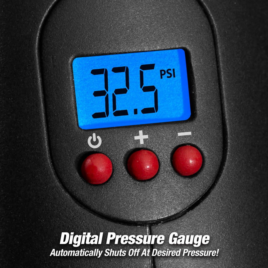 Black Cordless Tire Inflator H124445