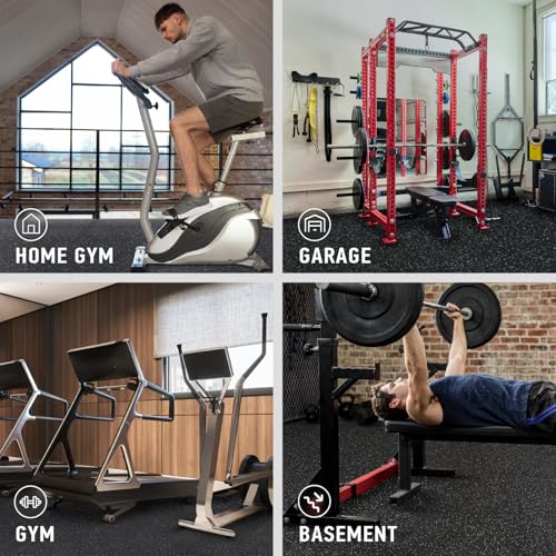 0.56in Thick 24 Sq Ft Interlocking Rubber Top EVA Foam Exercise Mats K432746