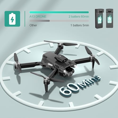 Mini Drone with 2 Batteries and Carrying Case A59425