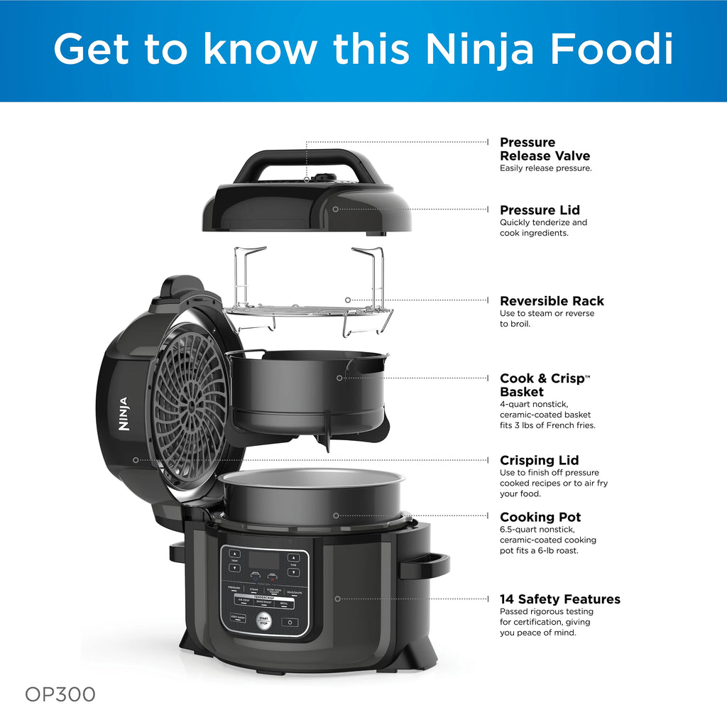 8-in-1 6.5-Quart Pressure Cooker X877
