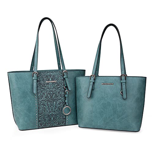 Large Embossed Tote Bag and Handbags Set 2Pcs O5061