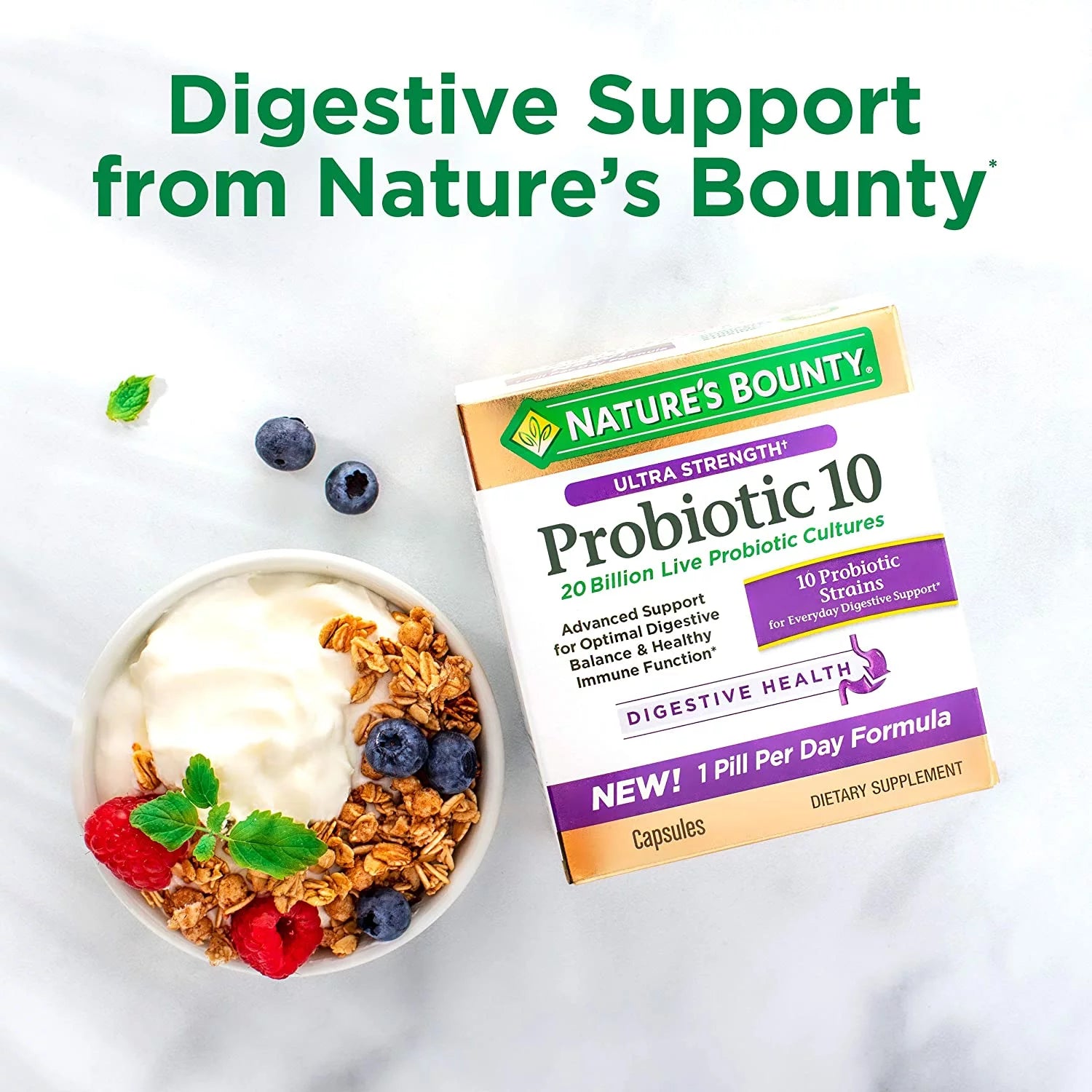 Controlled Delivery Probiotic Dietary Supplement, 30 Caplets Y615