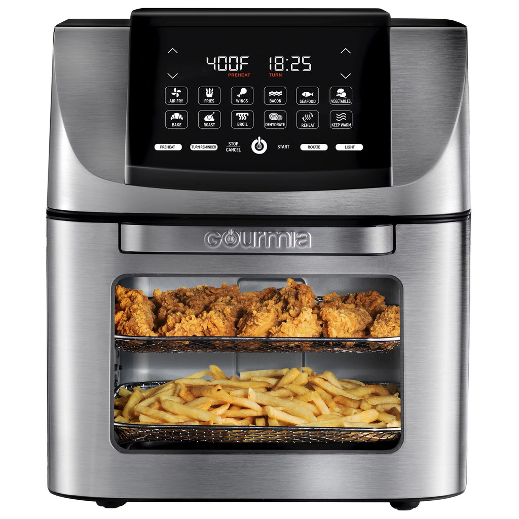 14 QT Air Fryer with Rotisserie and Dehydrator N524231