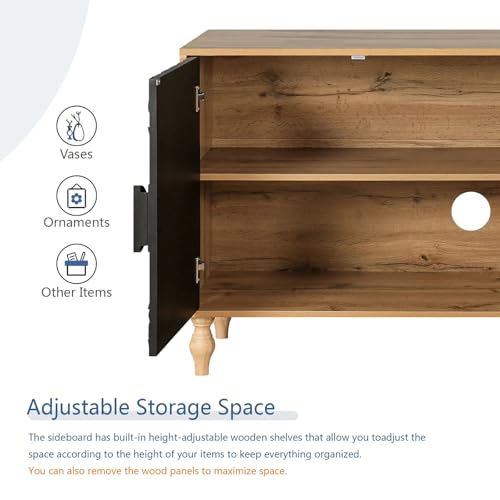 63" Sideboard Buffet with Storage Cabinet Y922