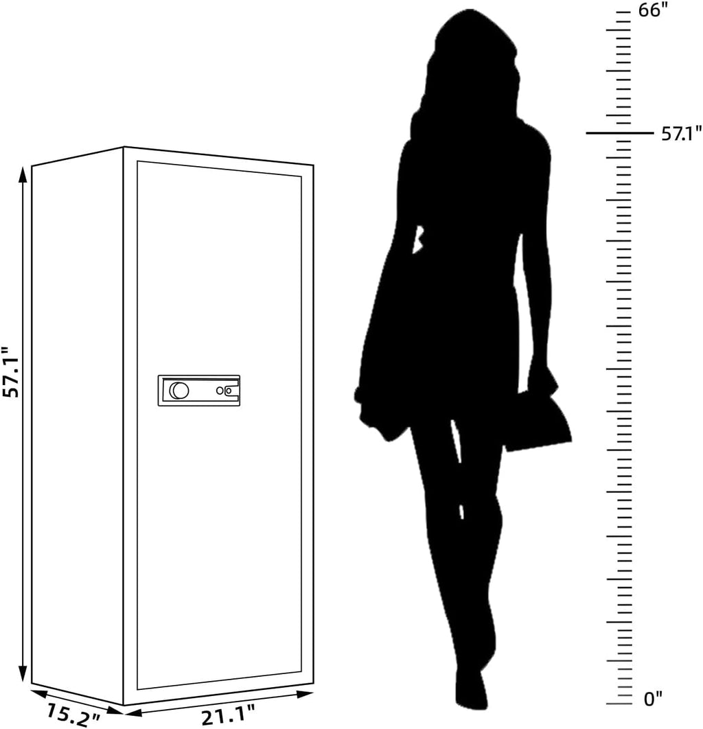 8-12 Gun Safe with Adjustable Shelves L61625