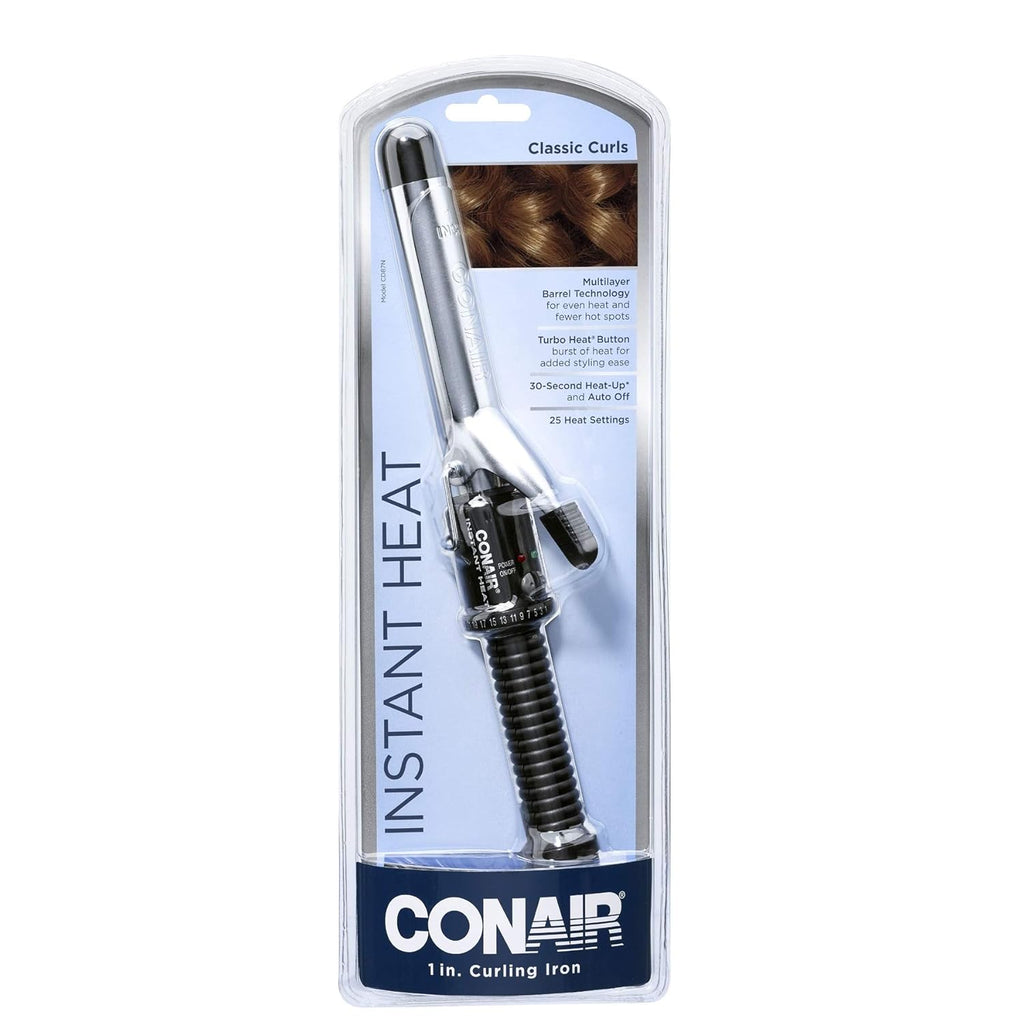 1-inch Black Curling Iron S820
